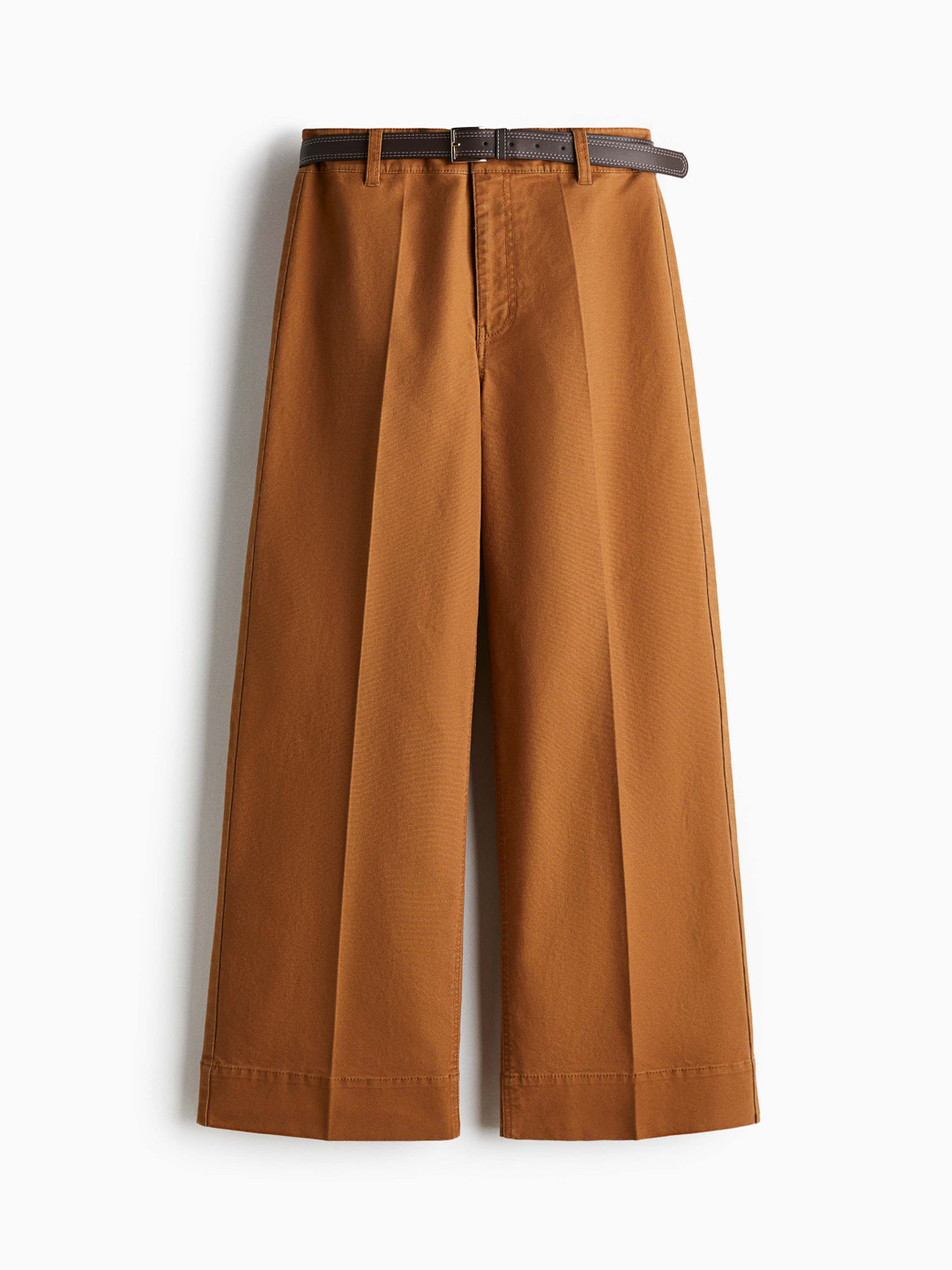 H&M Belted Canvas Trousers