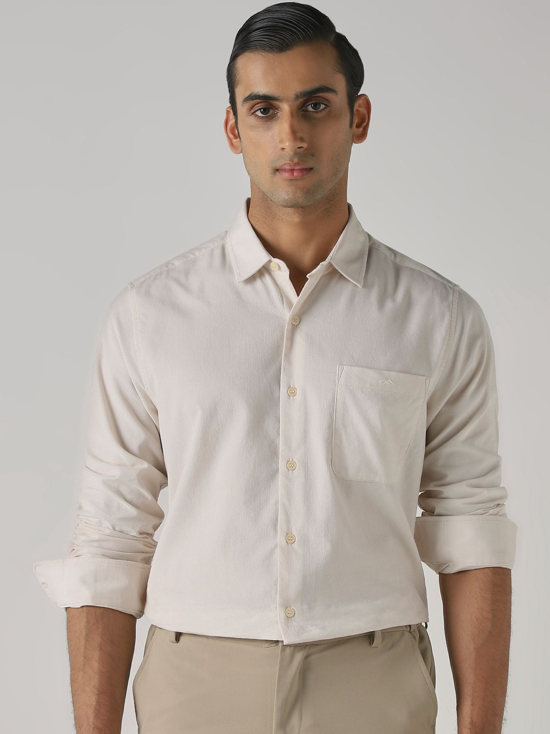 Mufti Men Slim Fit Casual Shirt