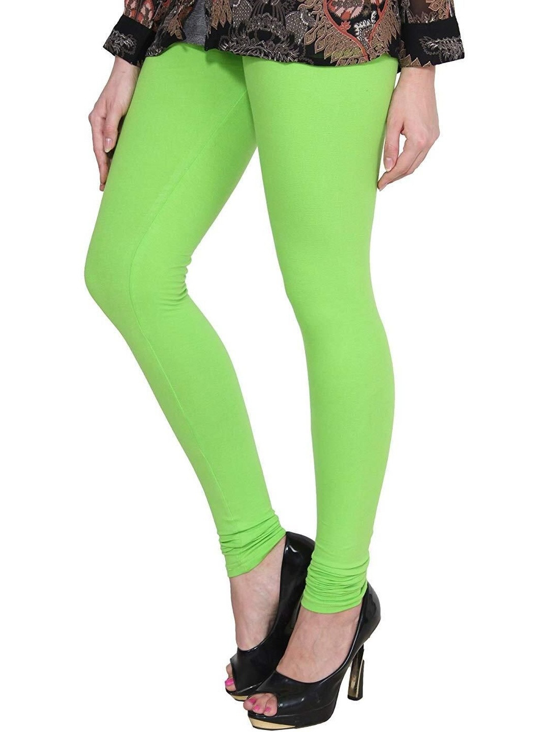 MIXFIT Straight-Fit Cotton Churidar-Length Leggings