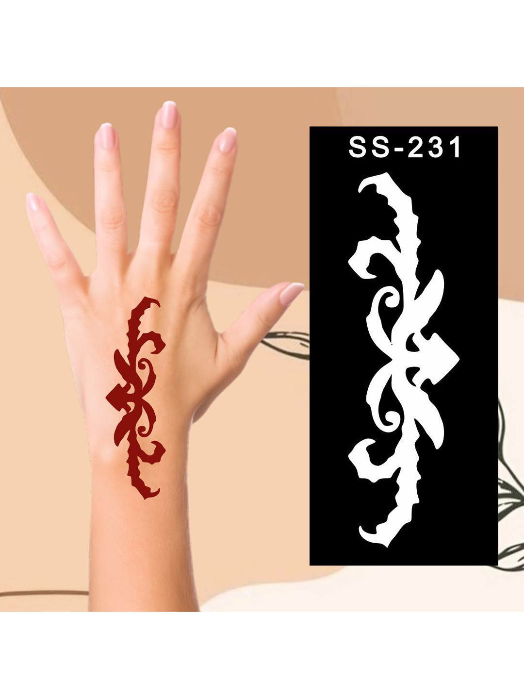 VOORKOMS Kids' Festival Mehndi Stencils  Celebrate with Style