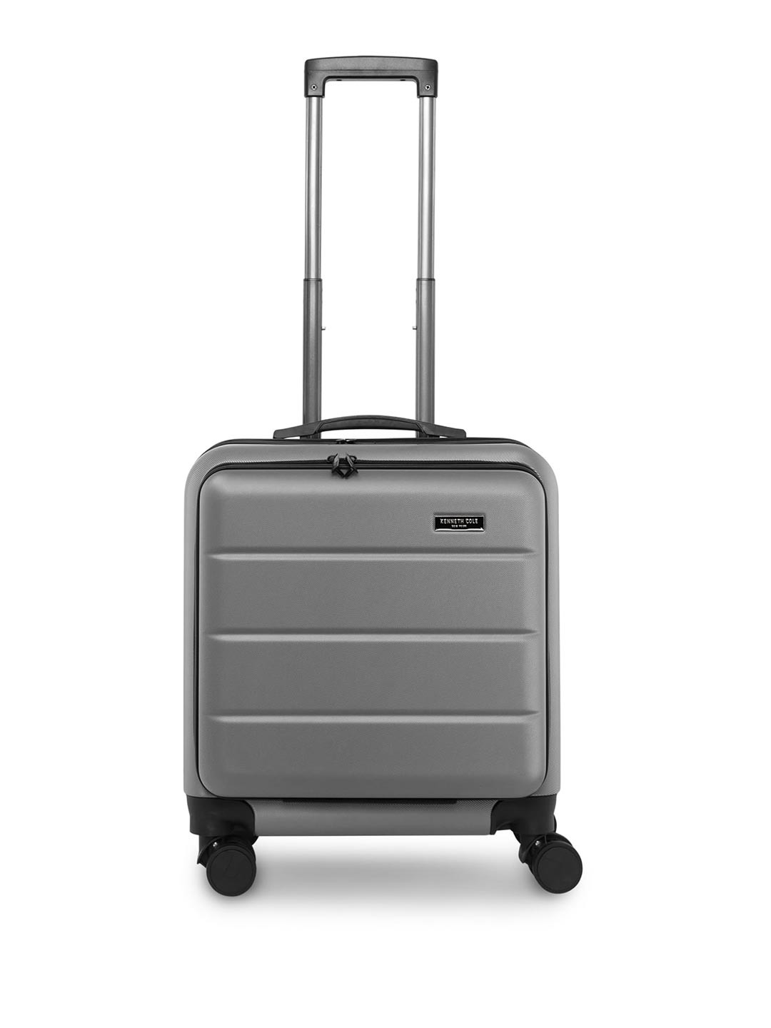Kenneth Cole Textured Hard Sided Smooth 8-Wheel Spinner Overnighter Trolly Suitcase