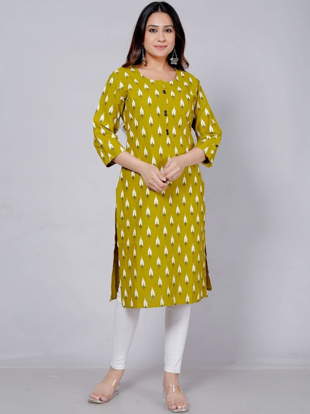 Mahruchi Textile Ethnic Motifs Printed Pure Cotton Kurti