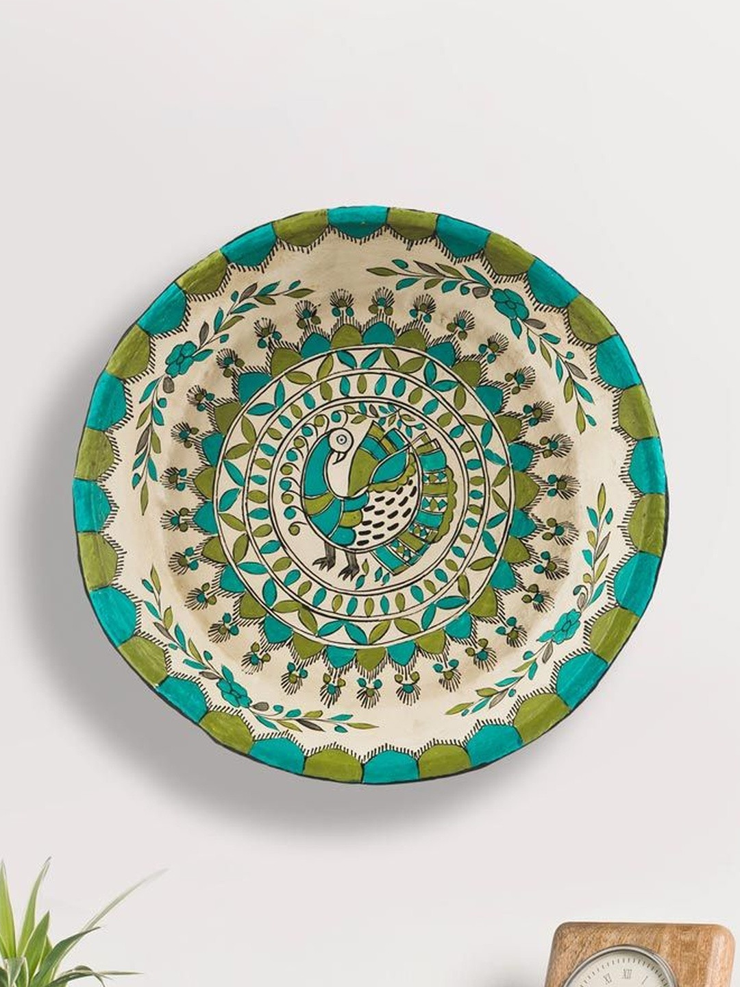 Fabindia Off White Single Piece Paper Other Wall Paintings