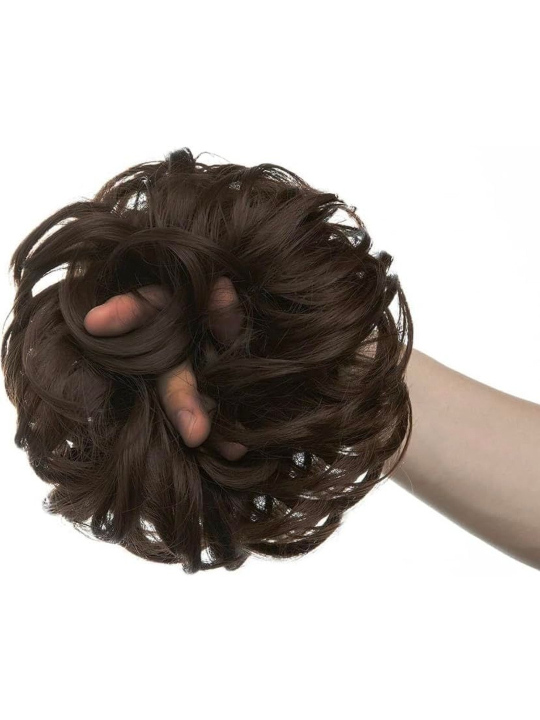 VIEWS Halo Wavy Bun Hair Extension - Brown -20 Inch