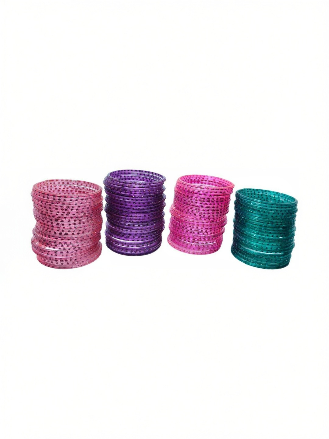 Adiba Fashion Factory Set Of 96 Glass Artificial Stones Bangles