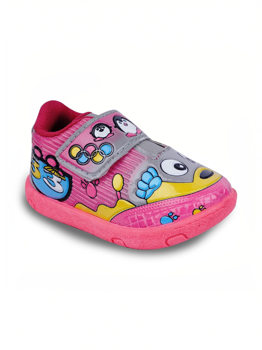 BUNNIES Pingo Kids Velcro Mesh Walking Non-Marking Shoes