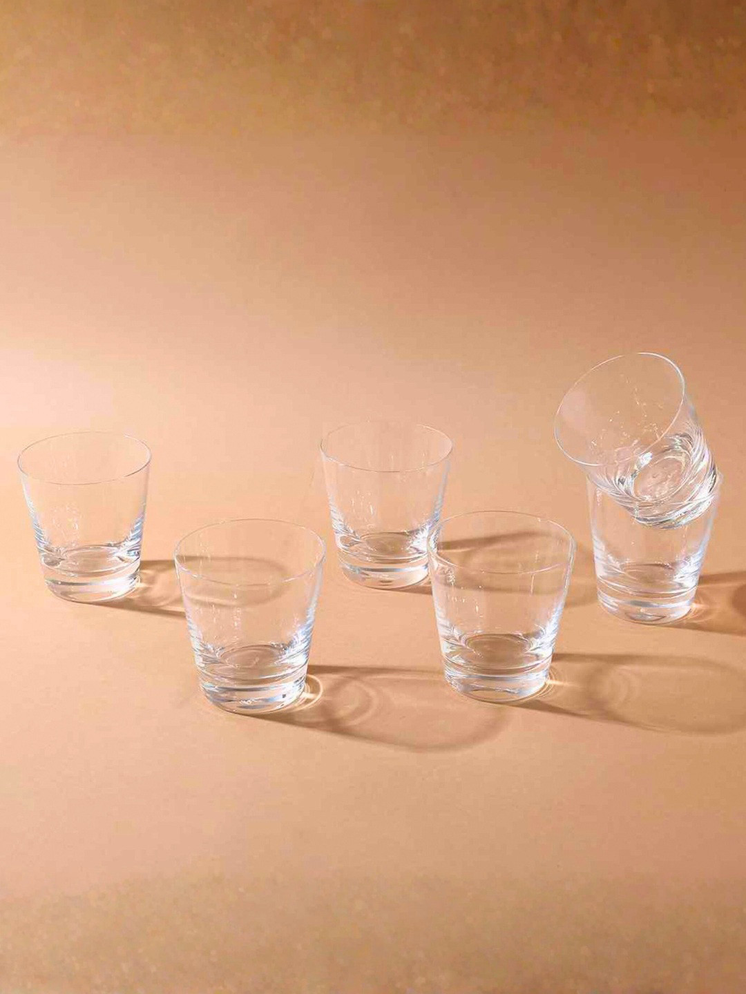 Jive Crystal Whiskey Glass Lead free 330 ml Set of 6