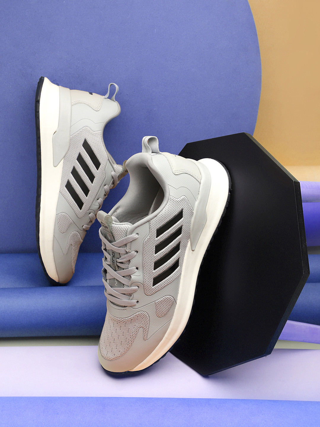 JQR DELTA Men Mesh Lace-Ups Running Shoes