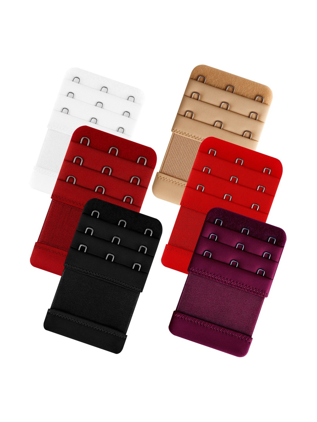 SONA Women Set of 6 All Day Comfort Bra Straps and Extenders Lingerie accessories