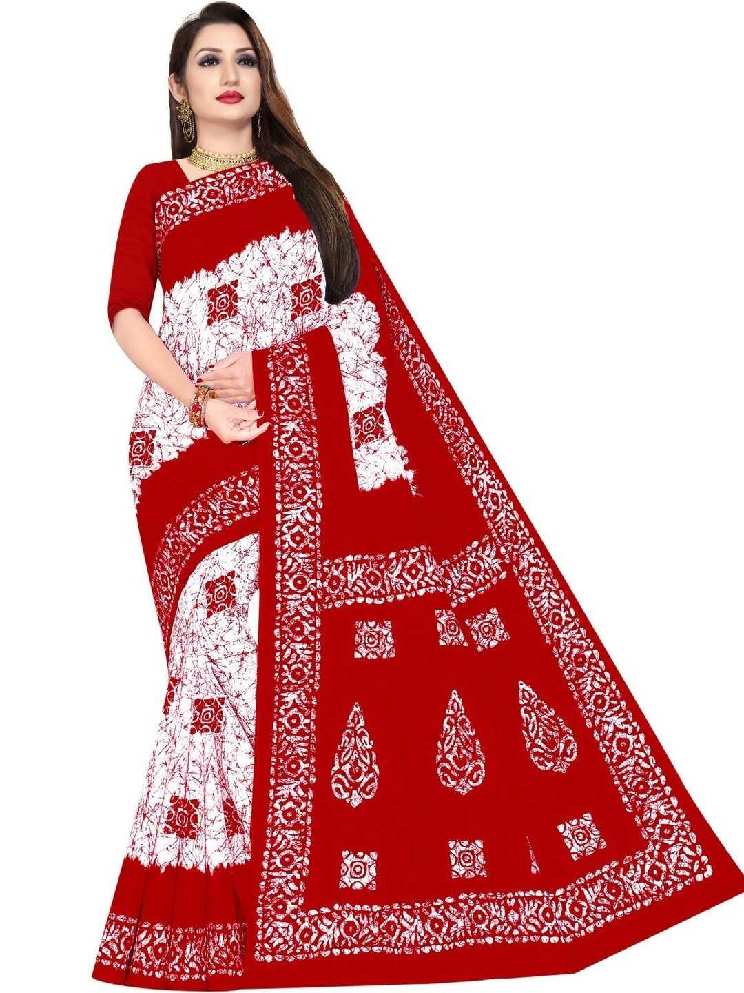Sarita Sarees Batik Pure Cotton Sambalpuri Saree