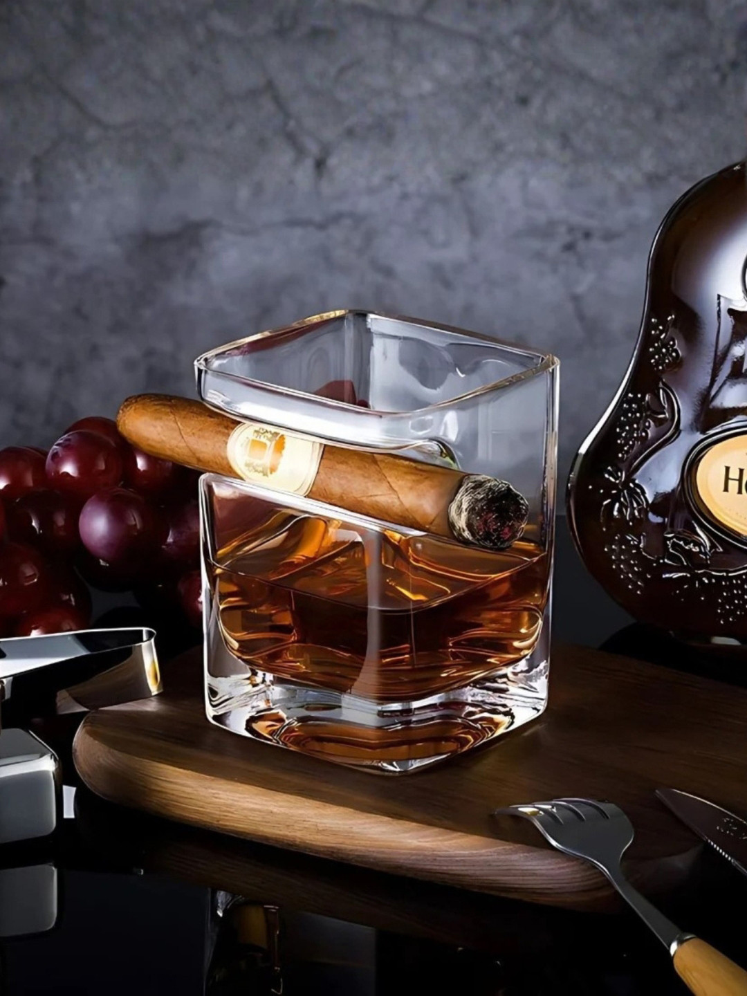 smart serve Transparent Glass Whisky Bar Glass