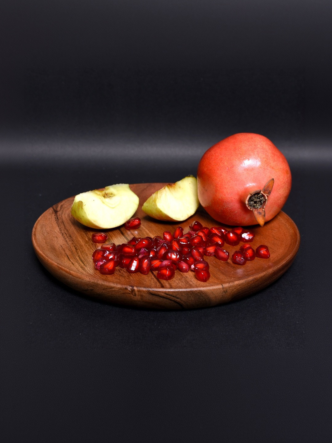 Zunaldo Wooden Round Plate
