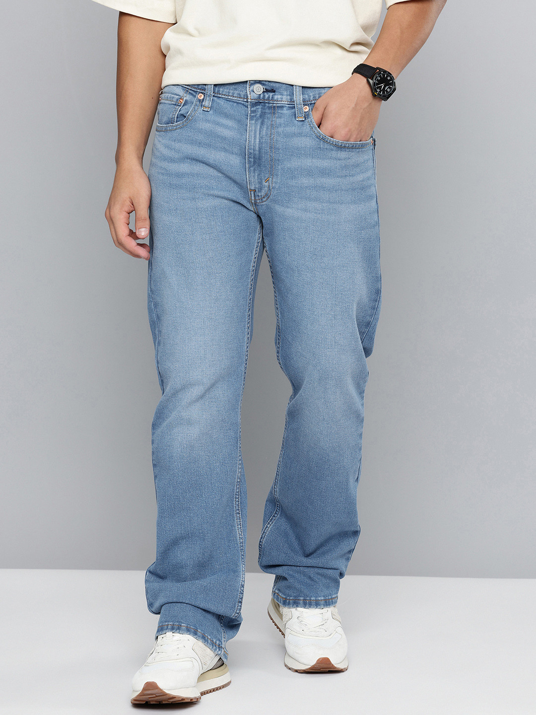 Levis Men 527 Bootcut Light Fade Stretchable Jeans