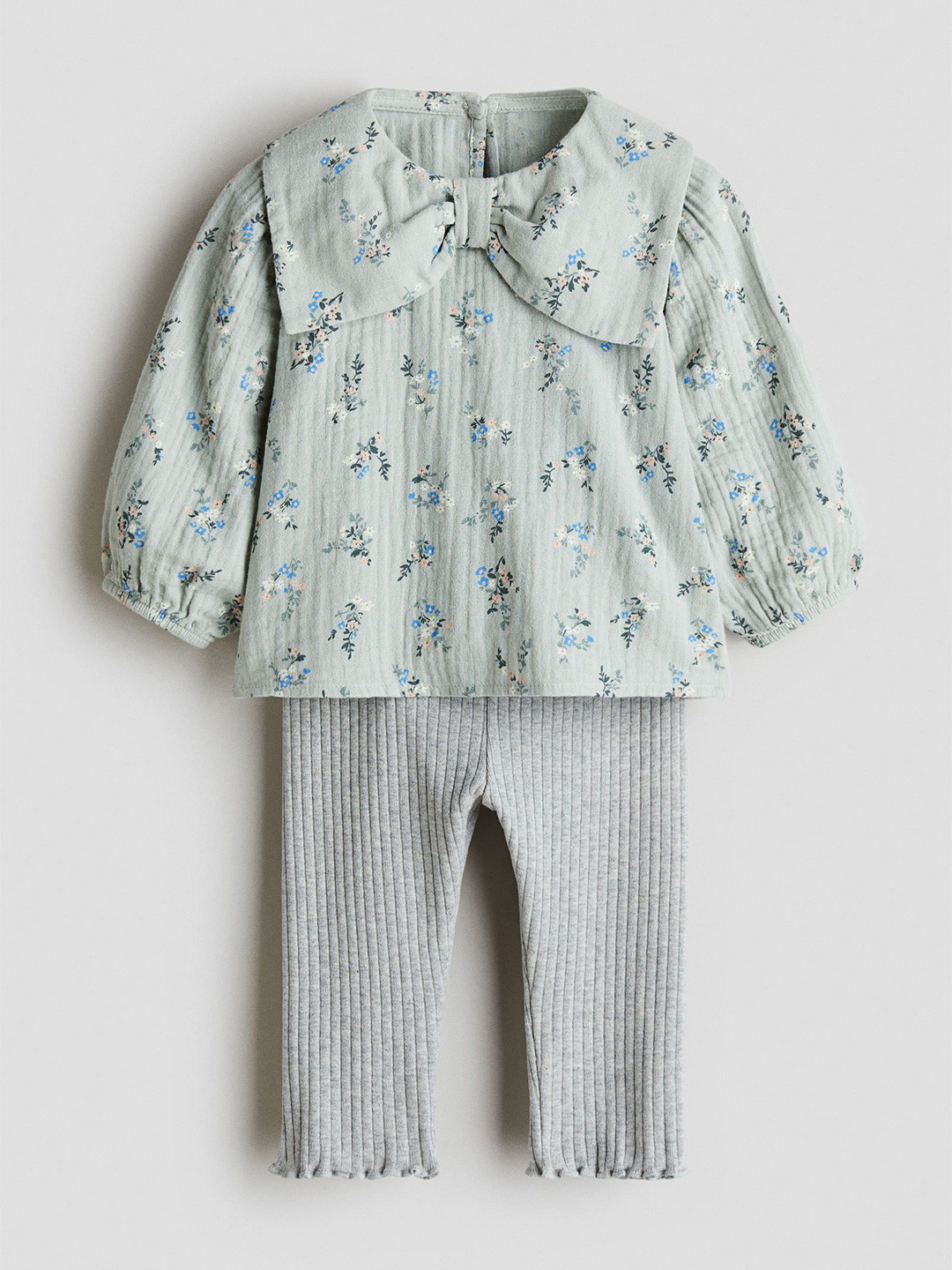 H&M 2-Piece Blouse And Leggings Set