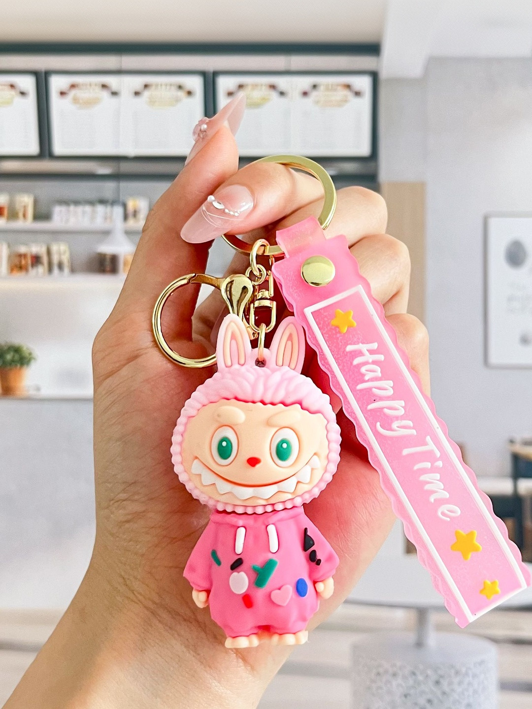 Spiaty Cartoon Doll Miniature Key Chain
