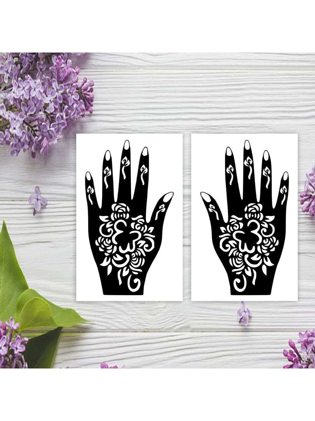 VOORKOMS Henna Stencil Designs for Smooth and Professional Finish at Home