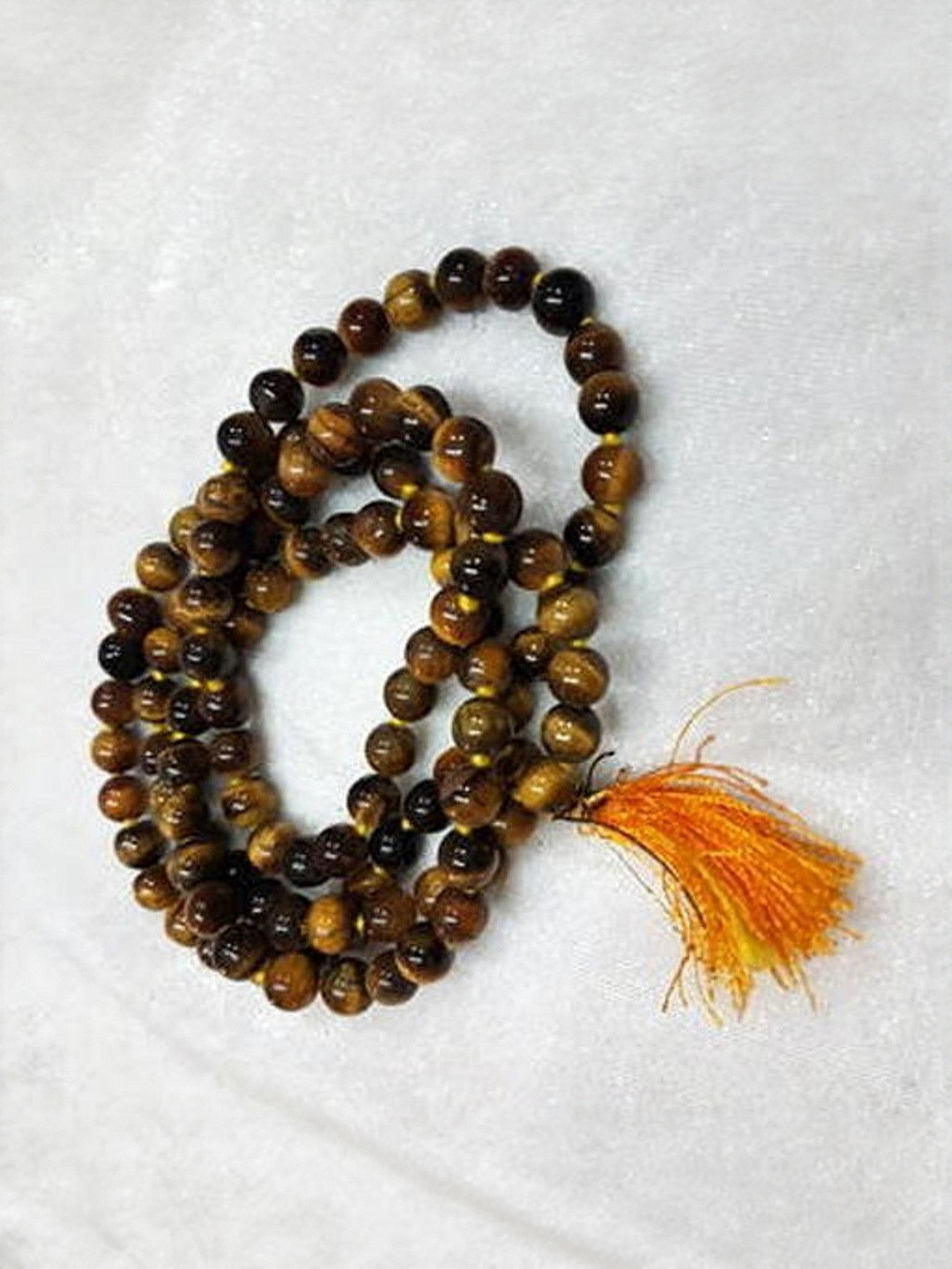 Divine souvenirs Tiger Eye Beaded Minimal Necklace