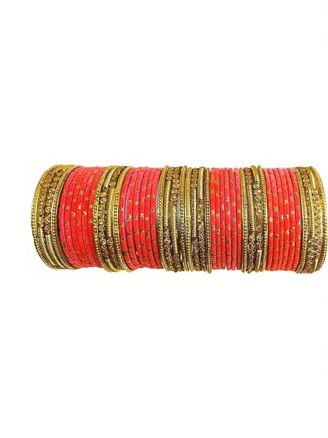 Raj world Rose Glass Artificial Stones Bangle