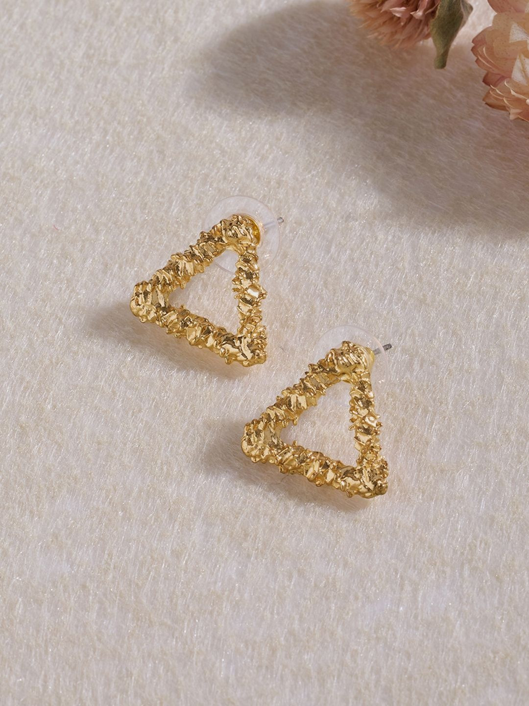 Forever Glam by Pantaloons Triangular Studs Earrings