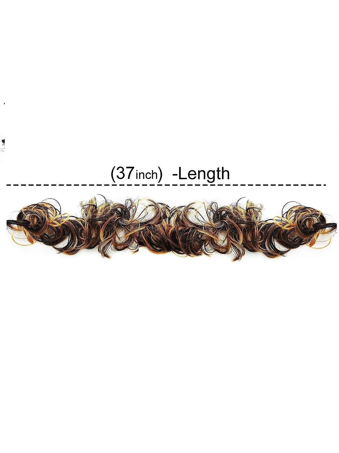 VIEWS Halo Curly Bun Hair Extension - Golden - 37 In
