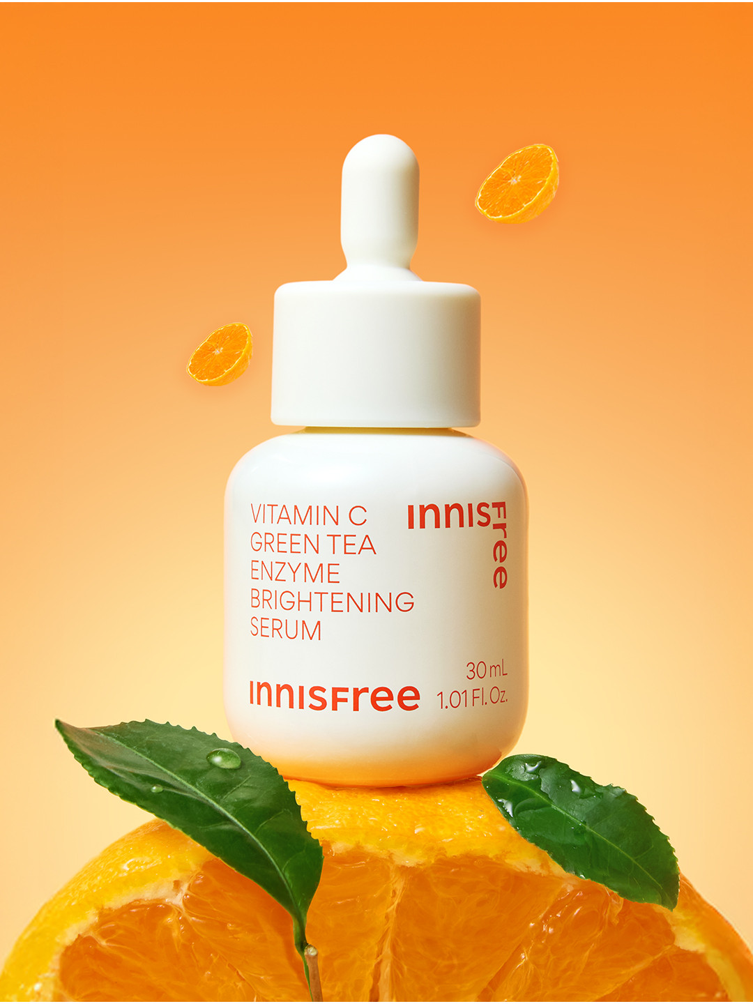 Innisfree Vitamin C Green Tea Enzyme Brightening Serum for Dark Spots - 30ml