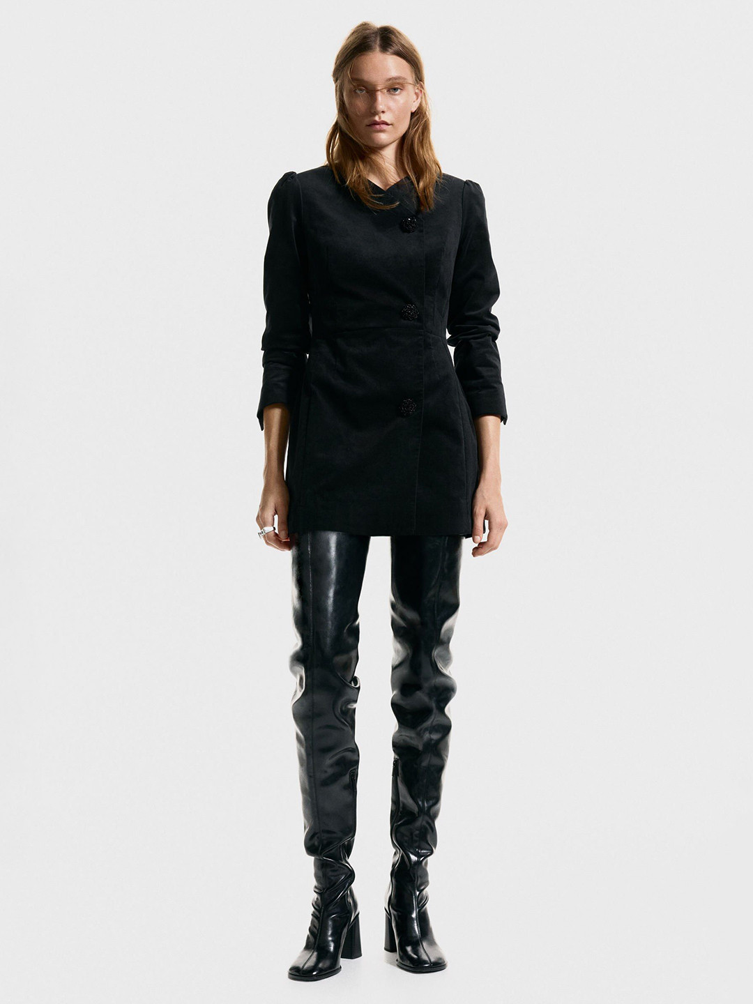 H&M Velvet Blazer Dress