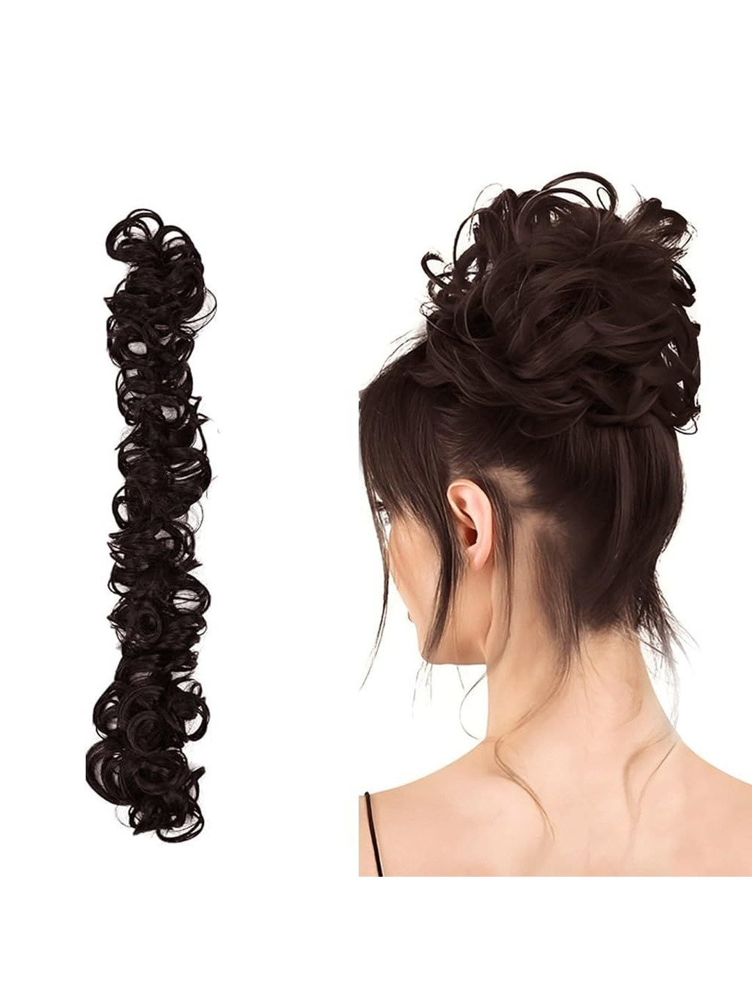 VIEWS Halo Curly Twists Hair Extension - Brown - 31.4 Inch