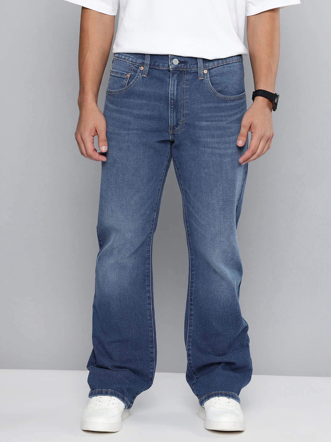 Levis Men 517 Bootcut Light Fade Stretchable Jeans