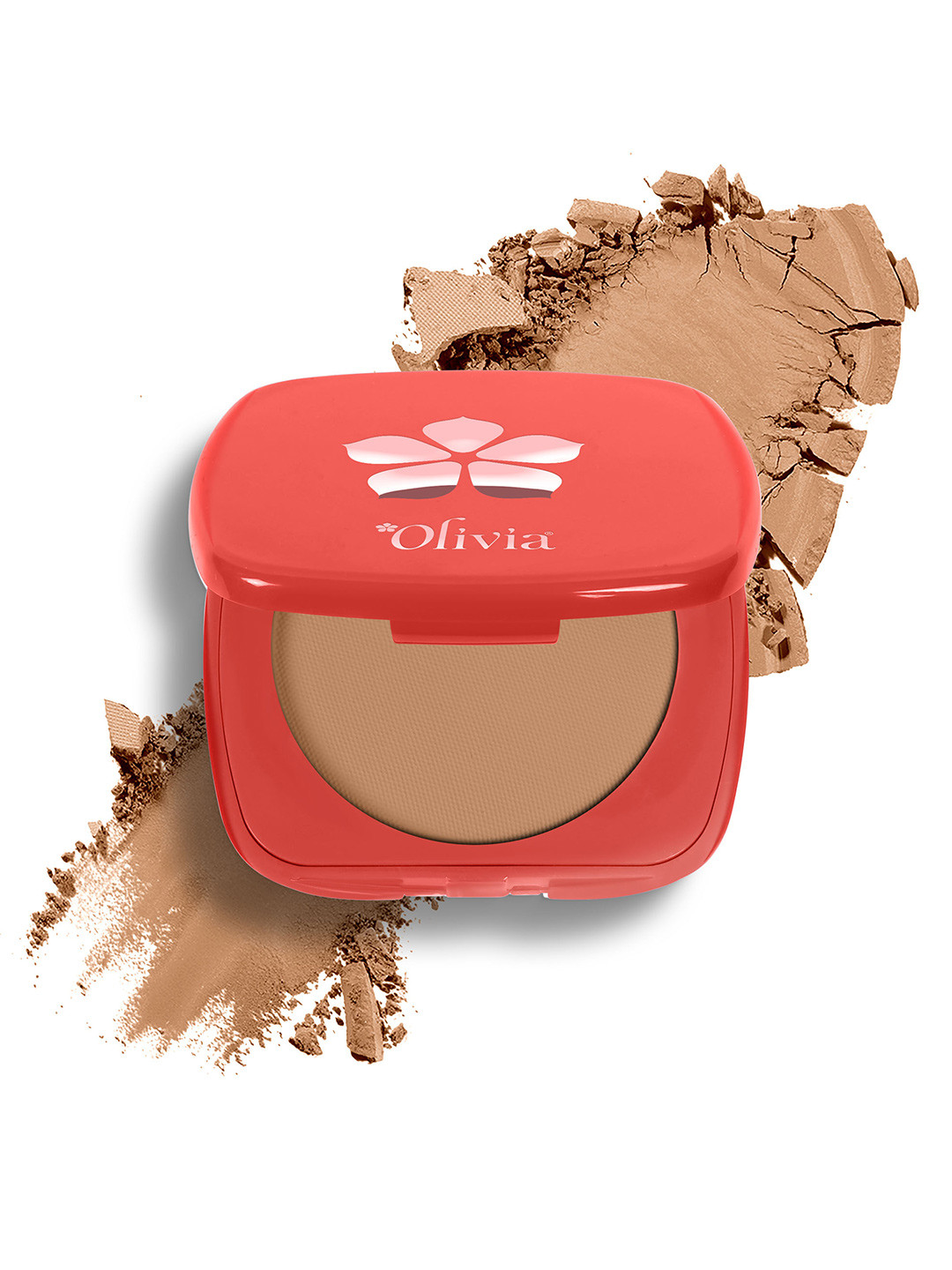 Olivia Skinsync Compact Powder- 03 Peach Pie - 10 g