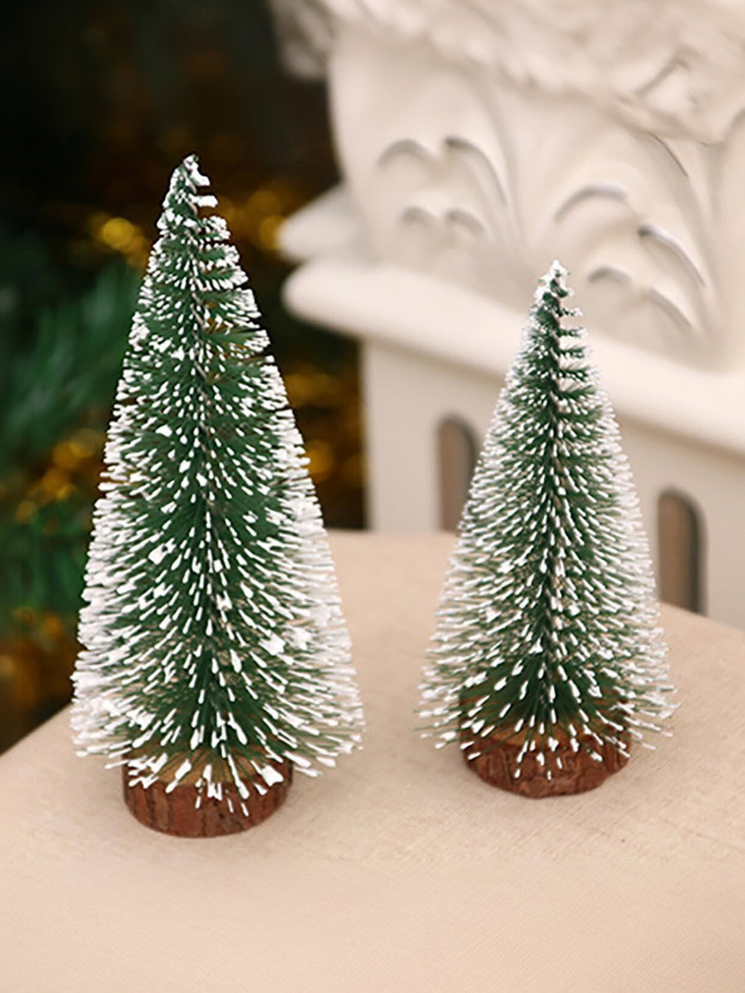 CraftVatika Green Christmas Tree Festive Decor