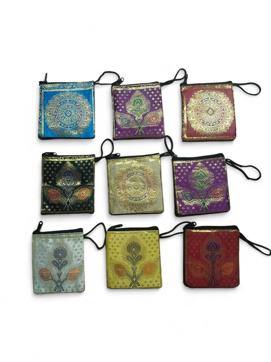 KUJRA Set of 6 Printed Purse Clutch