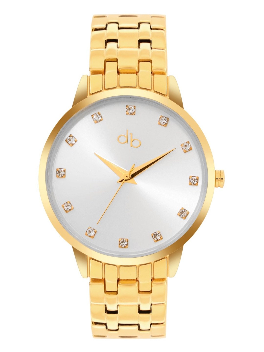 DressBerry Women Brass Printed Dial & Bracelet Style Straps Analogue Watch DB25-11A