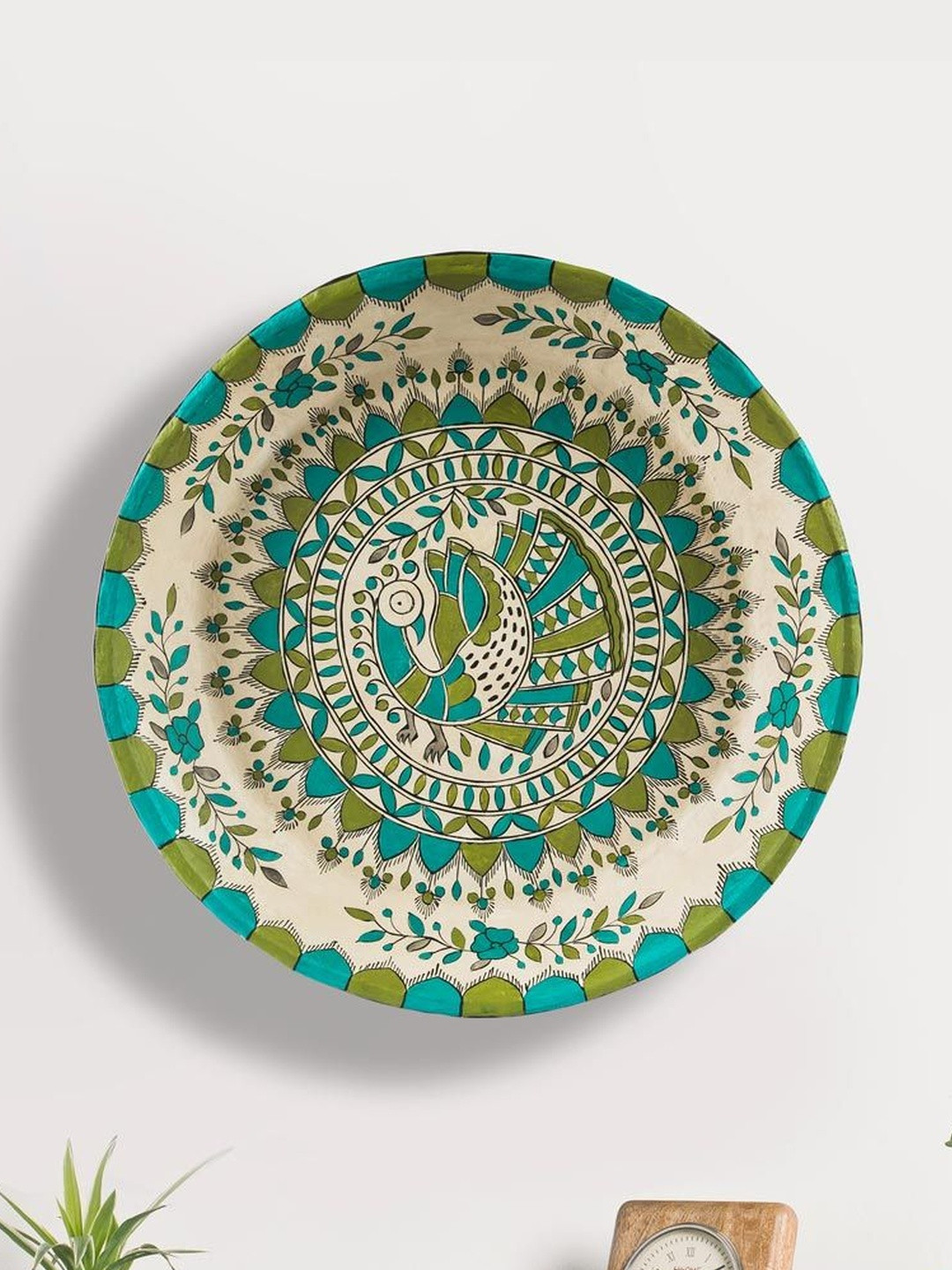 Fabindia Off White Single Piece Paper Other Wall Paintings