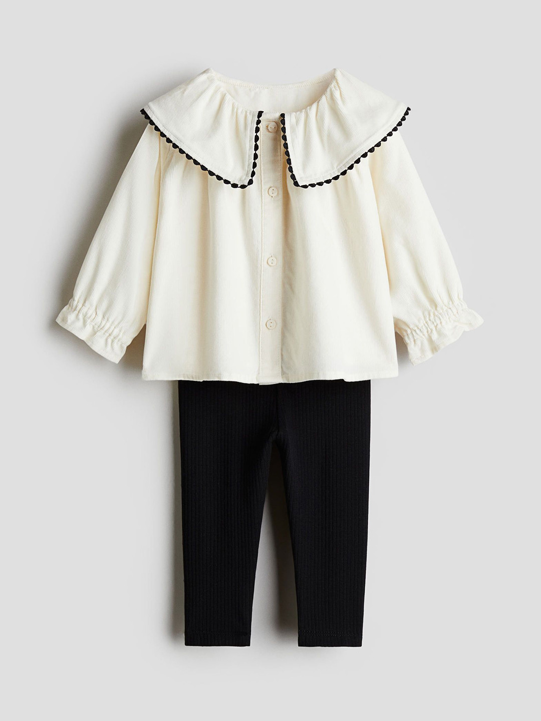 H&M 2-Piece Blouse And Leggings Set