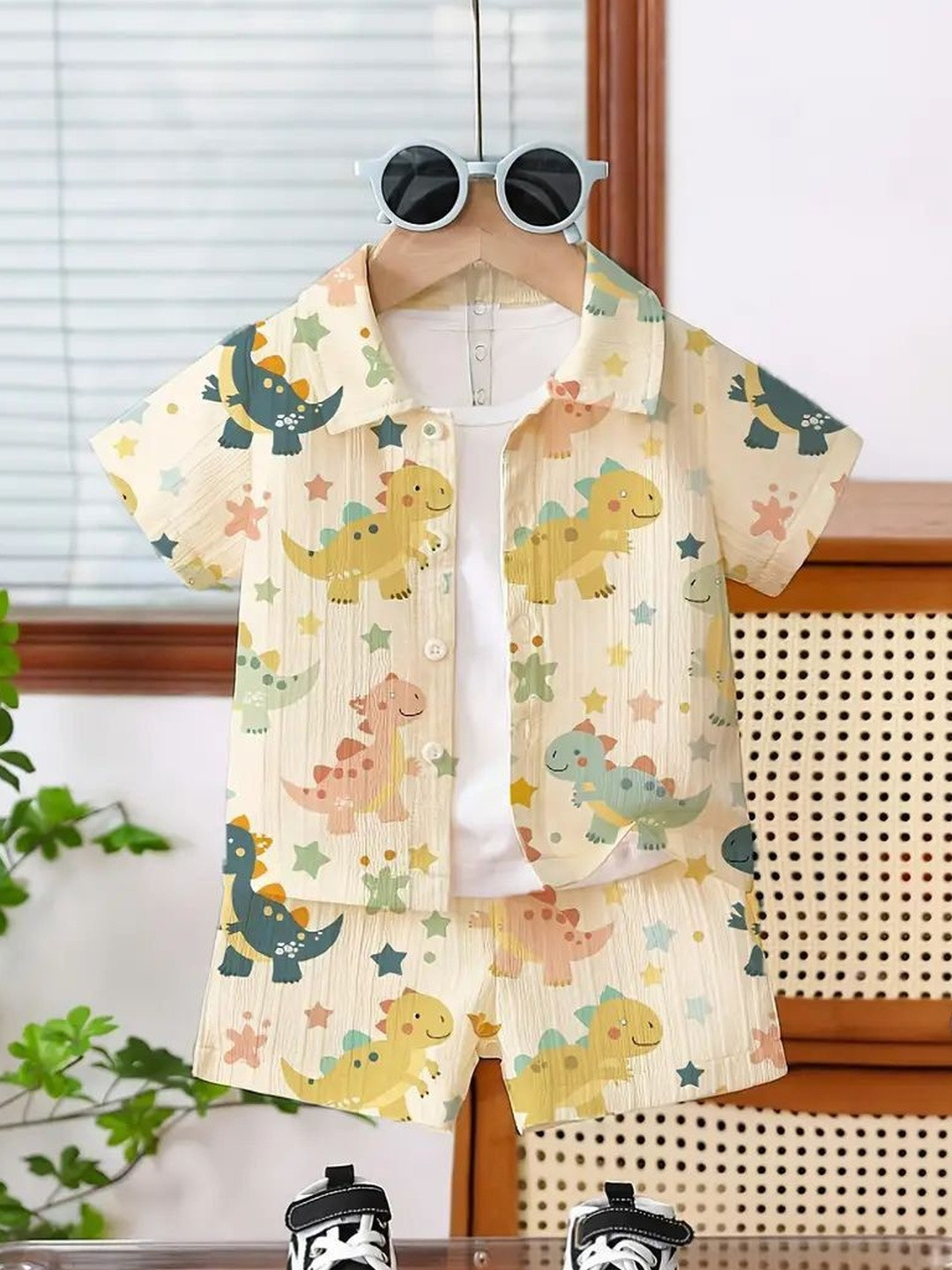DANFORTH Kids Printed Shirt With Shorts
