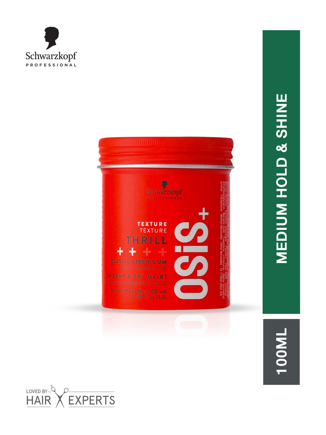 Schwarzkopf PROFESSIONAL OSiS+ Thrill Elastic Hair Styling Fibre Gum - 100 ml