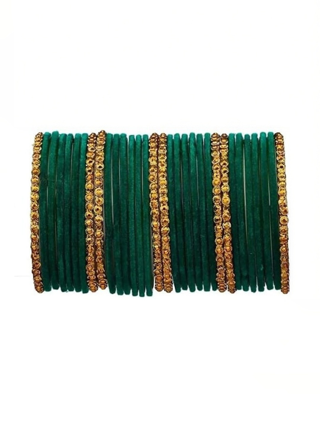 Only Offers Set Of 28 Glass Artificial Stones Bangle