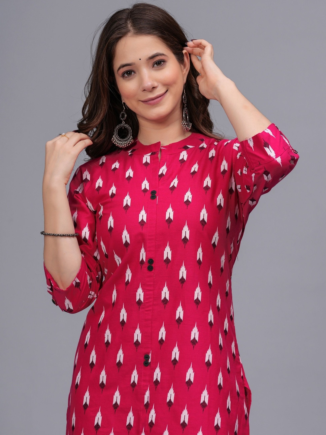 Mahruchi Textile Printed Pure Cotton Kurti