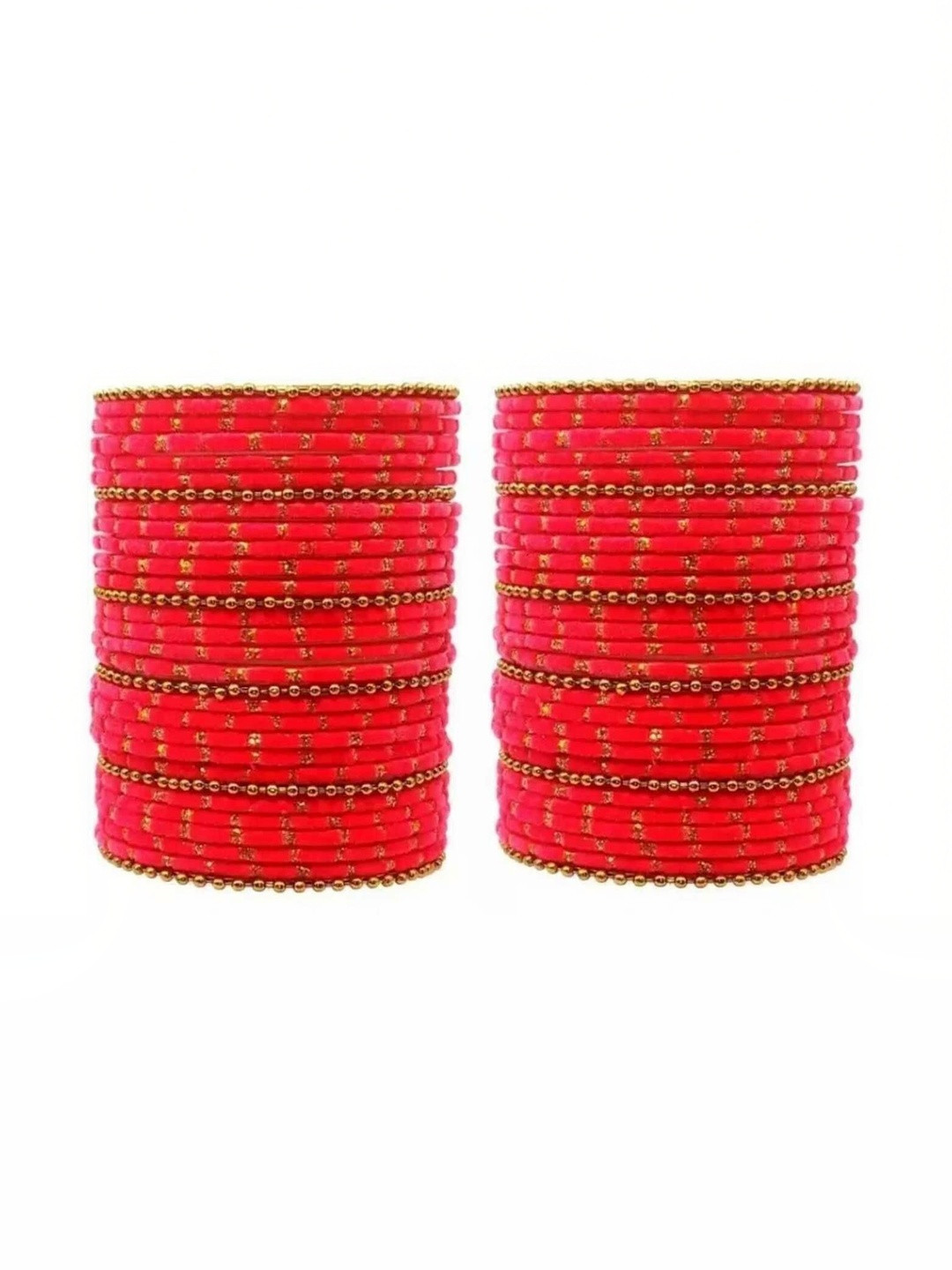 poshing Rose Glass Artificial Stones Bangle