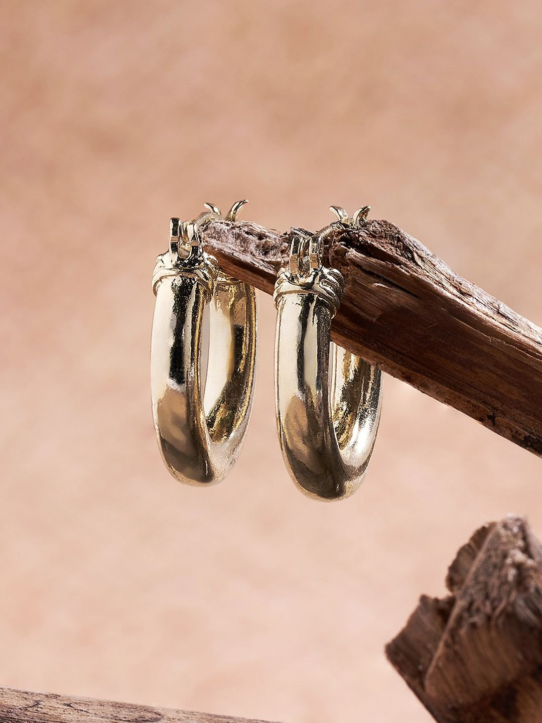 Forever Glam by Pantaloons Circular Hoop Earrings