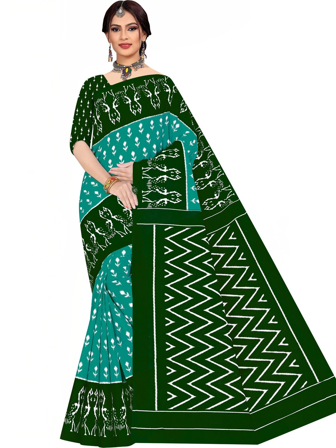 Sarita Sarees Pure Cotton Sambalpuri Saree