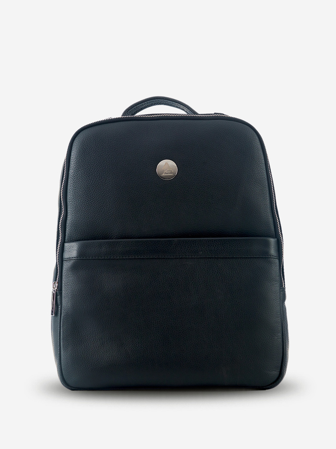 Picco Massimo Unisex Black Solid Backpack