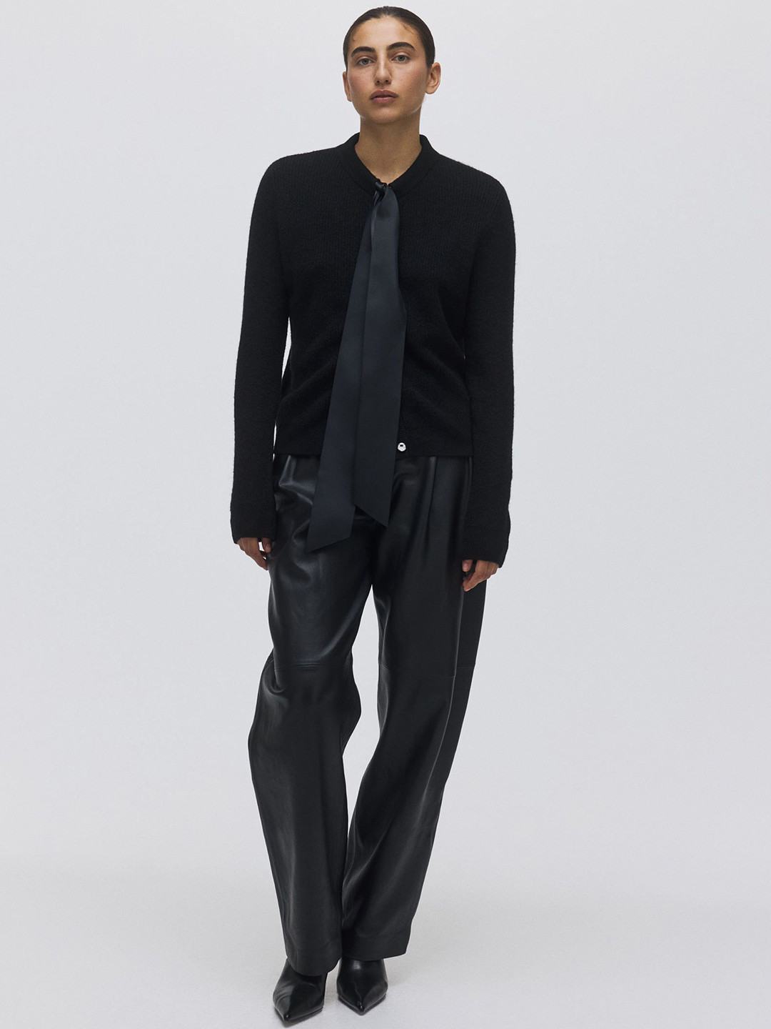 H&M Bow-Detail Cardigan