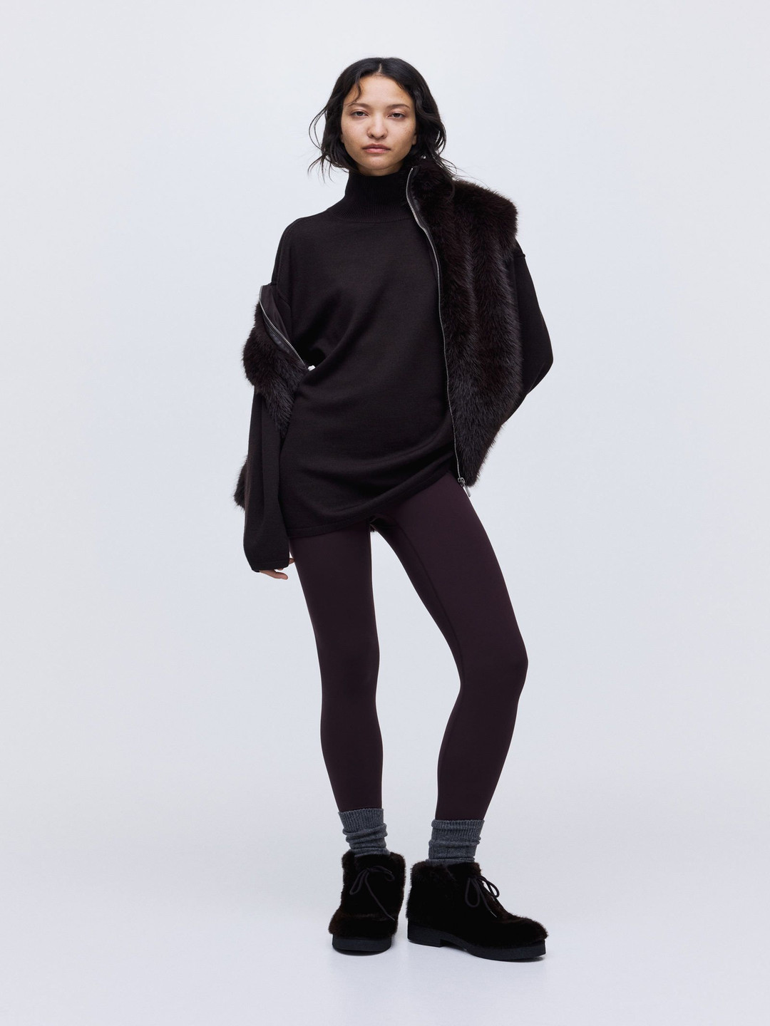 H&M Merino Wool Turtleneck Jumper