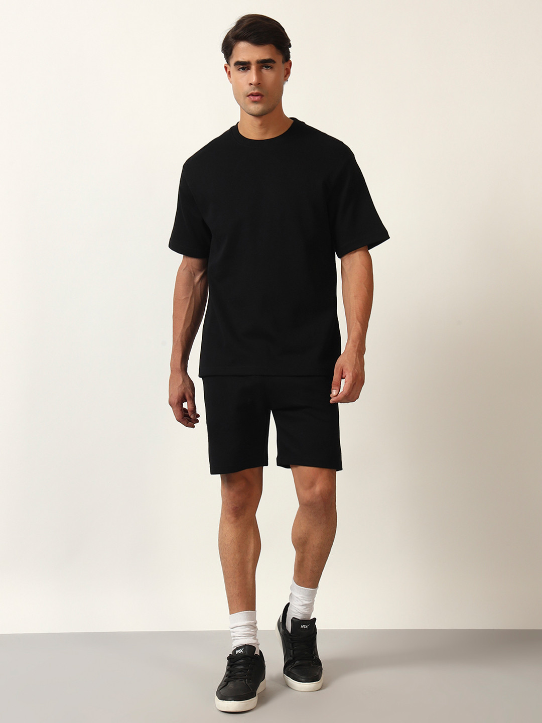 ONEWAY Pure Cotton Round Neck Half Sleeve T-Shirt With Trousers Co-Ords