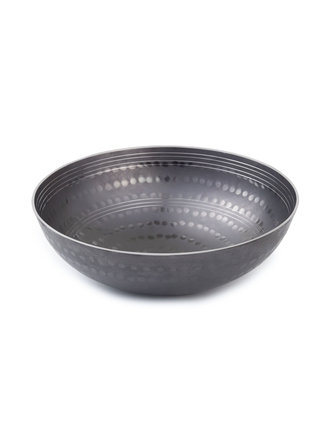 PTR Dishwasher Safe Handle-Free Iron Kadhai and Wok
