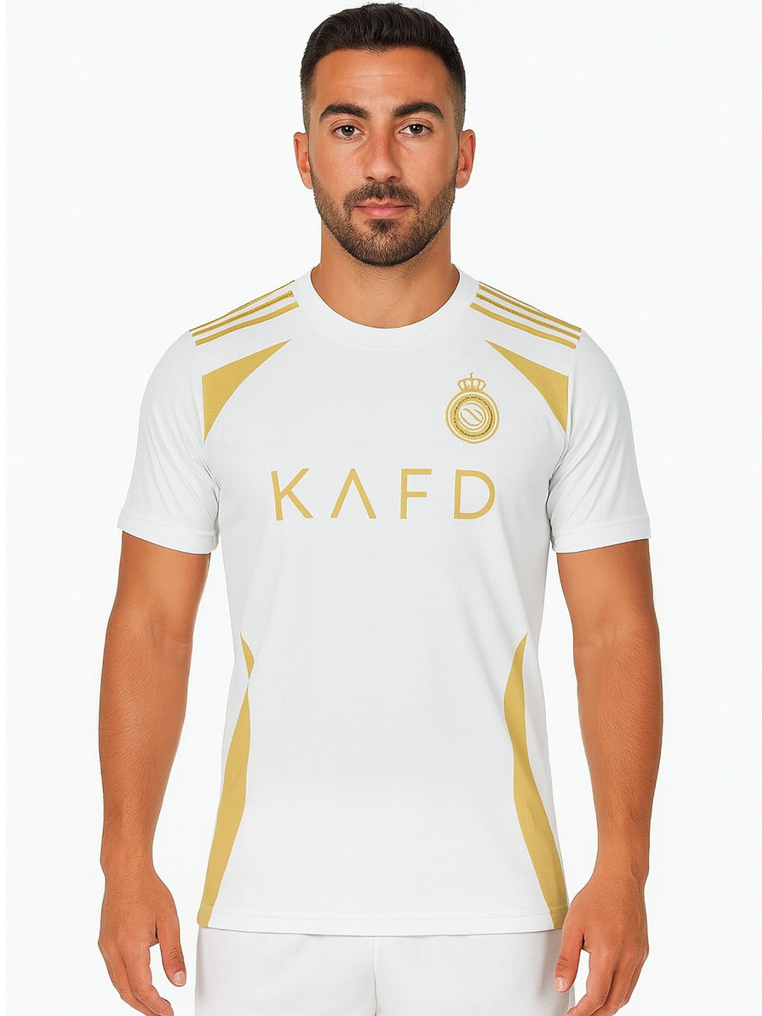 dostitch Men Cristiano Ronaldo Printed Dri-FIT Pockets T-shirt