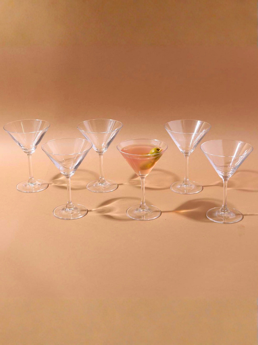 Lara Crystal Martini Glass Lead free 210 ml Set of 6