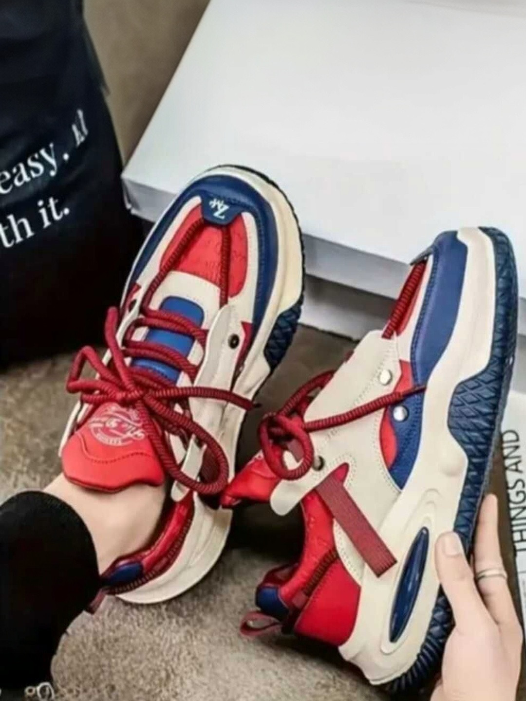 JAMARION Men Colourblocked Sneakers