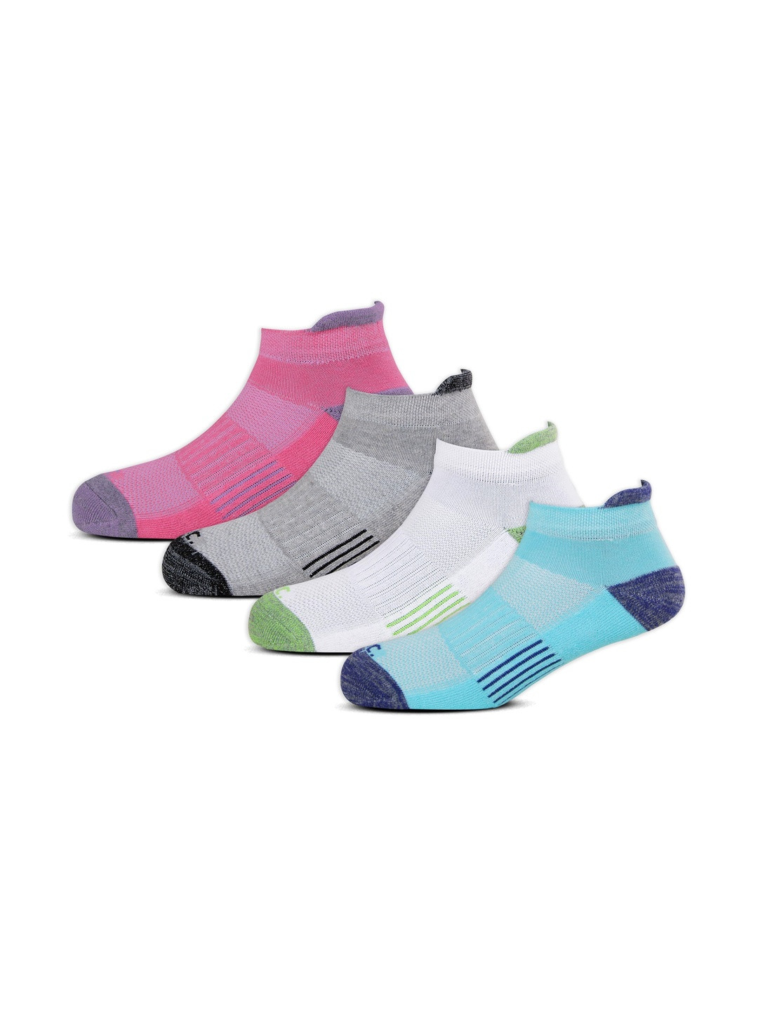 Moda Rapido Women Pack Of 4 Patterned Cotton Ankle Length Socks